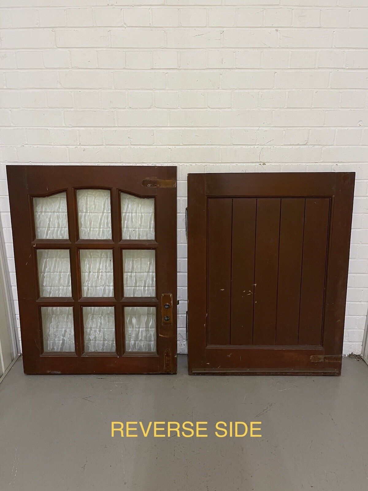 Solid Hardwood External Glass panel Stable Door 1955 X 748mm