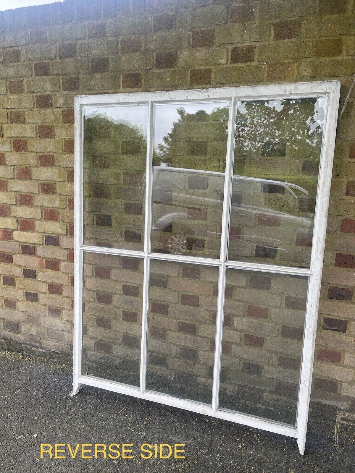 Large Reclaimed Double Glazed Georgian 6 Panel Wooden Window 1210 x 1585 or 1510mm