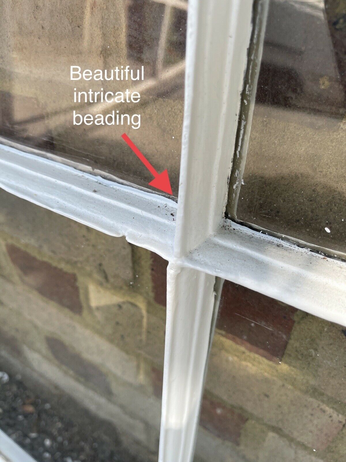 Reclaimed Old Victorian Edwardian Wooden Panel Top and Bottom Sash Window