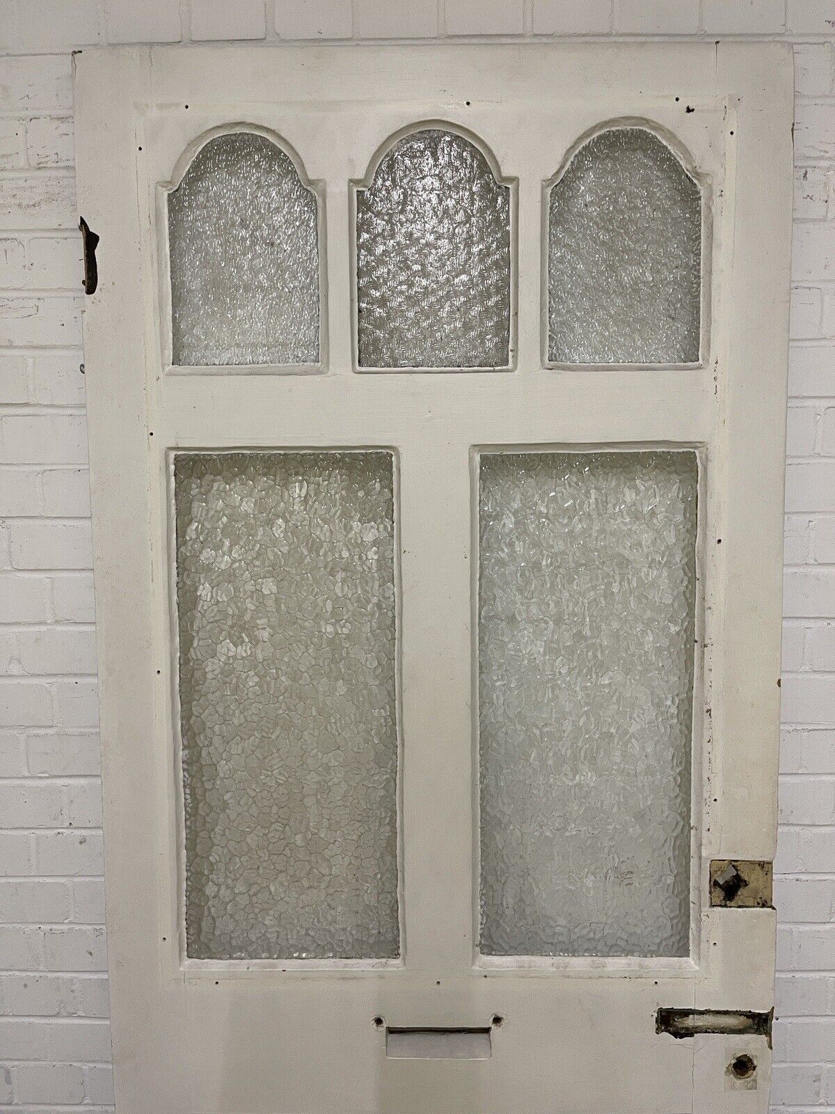 Reclaimed Victorian Edwardian Wooden Panel Front Door 2133 x 915mm
