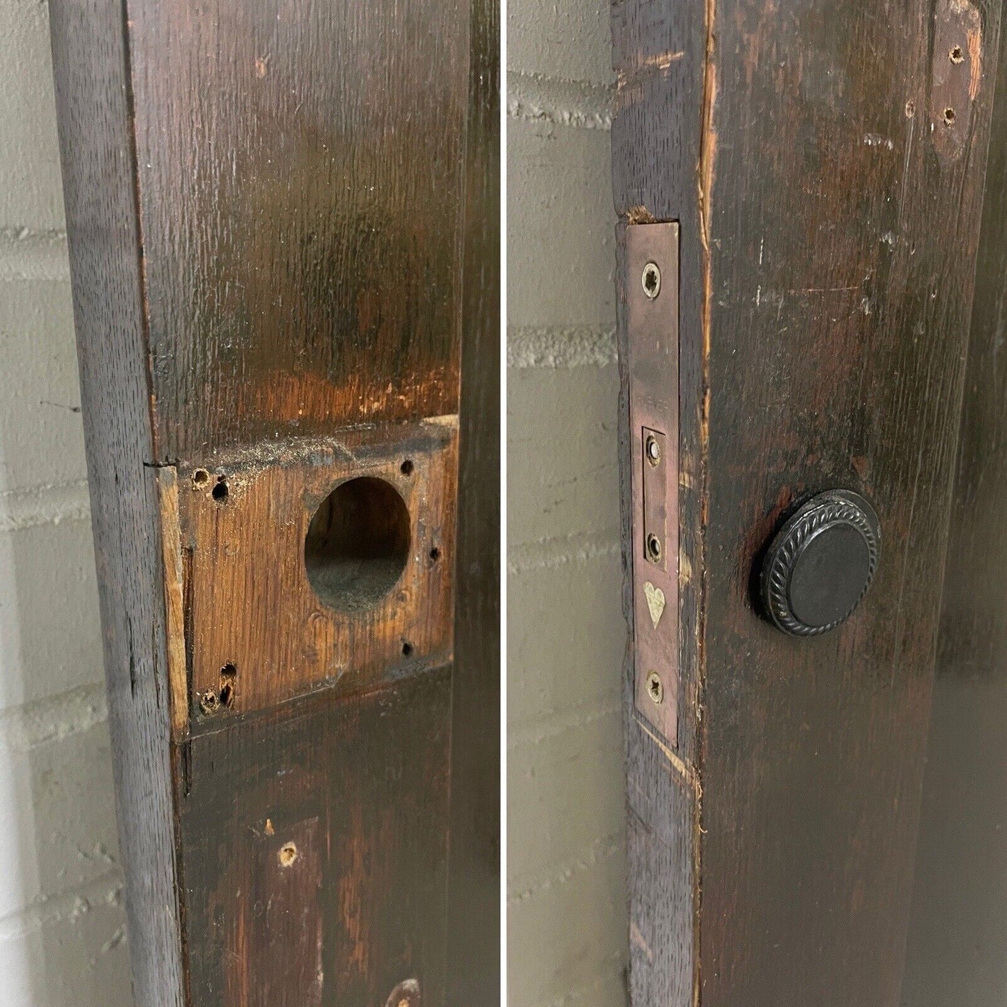 Reclaimed Old Oak Wooden Front Door 2072 or 2080 x 855mm