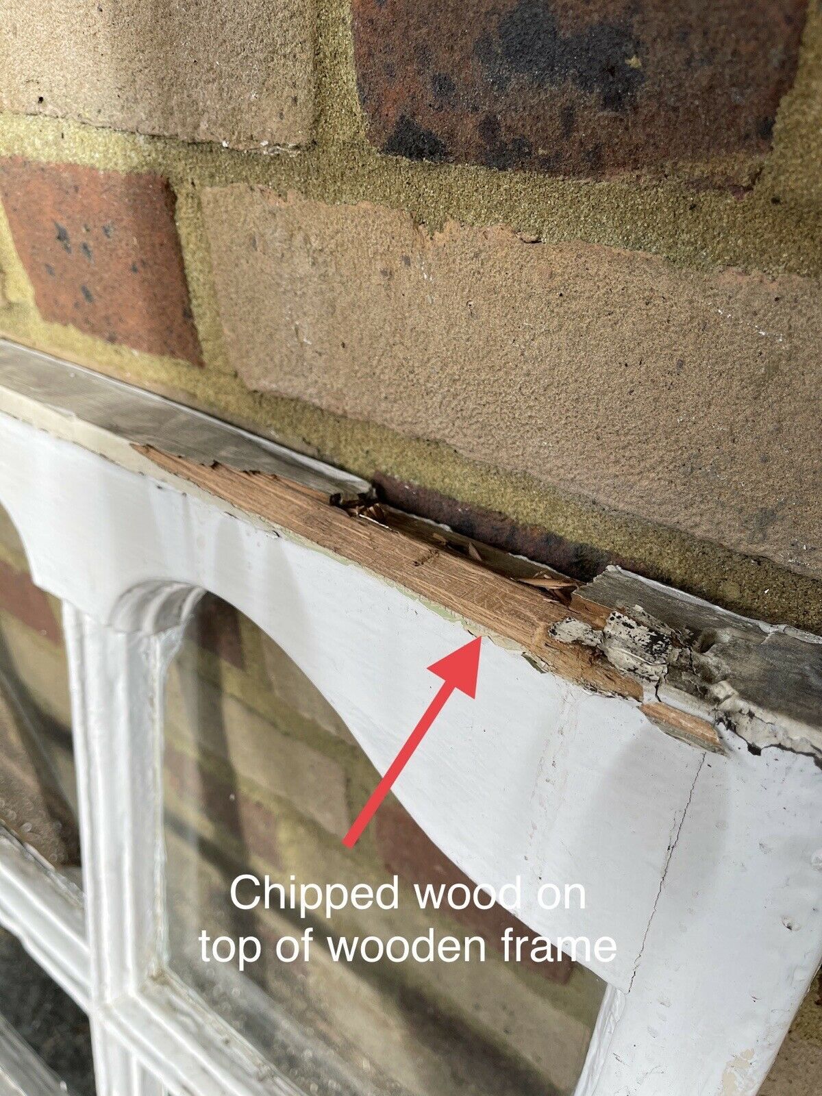Reclaimed Old Edwardian Arch Sash Wooden Window 603 x 525mm