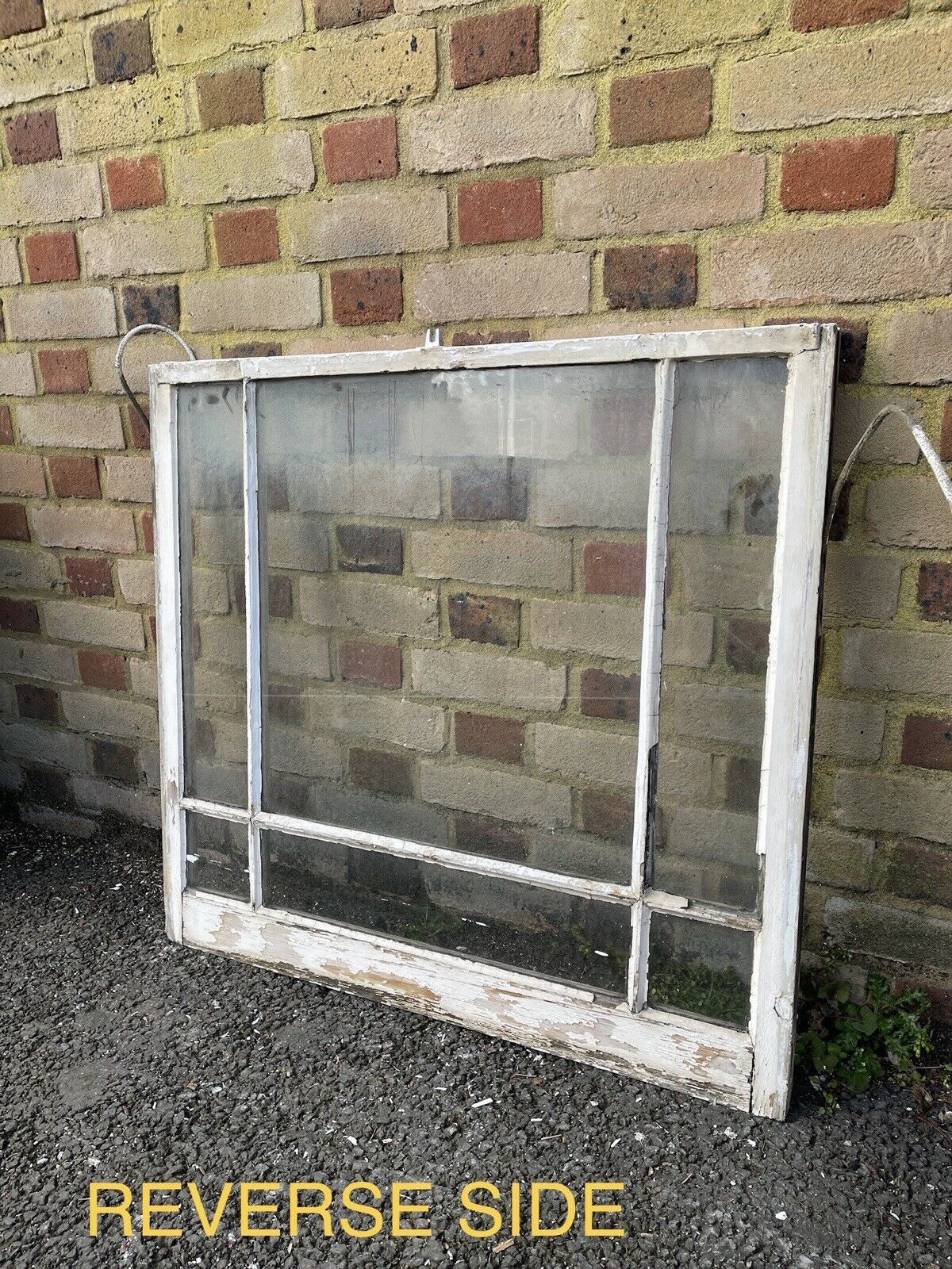 Reclaimed Old Edwardian 6 Panel Wooden Panel Sash Window