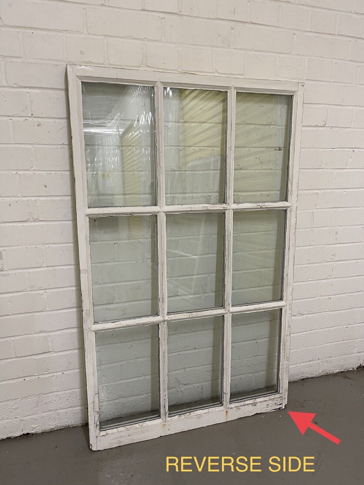 Modern Double Glazed Georgian 9 Panel Wooden Window 770 x 1217mm