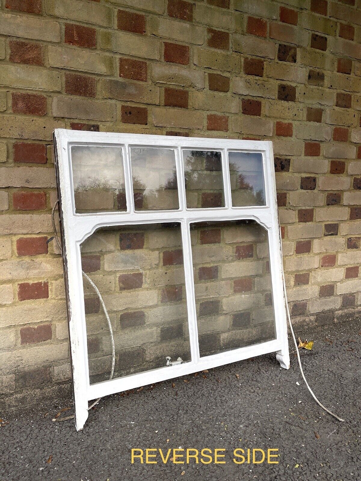 Reclaimed Old Georgian 6 Panel Wooden Window 968 x 885mm