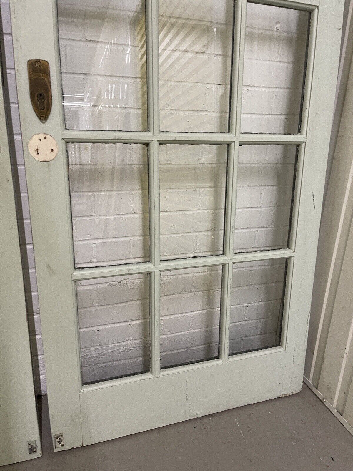 Pair Of Reclaimed Georgian Wooden Panel External Side Back Doors 1980 x 835mm