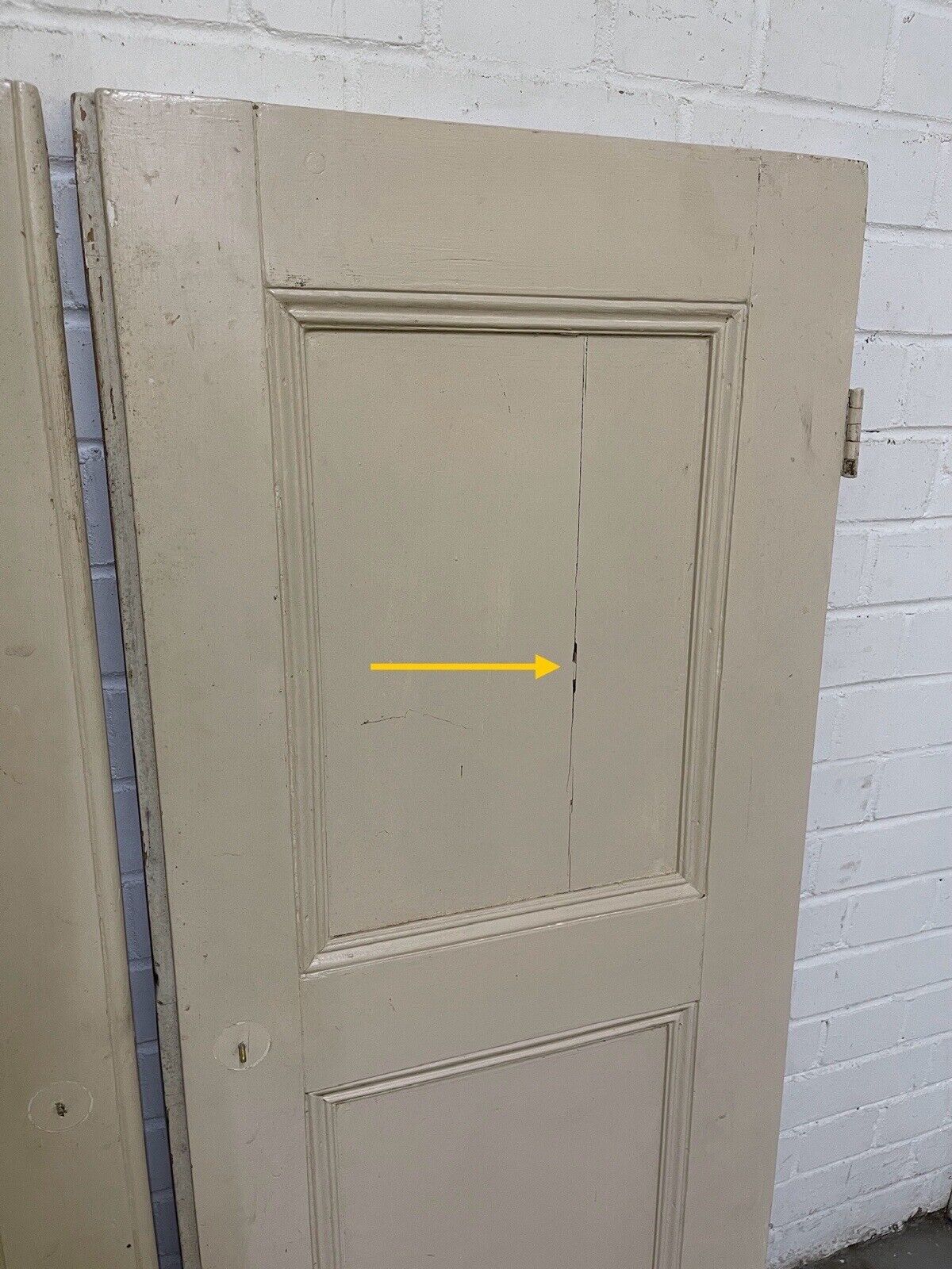 Reclaimed Pine Victorian Alcove Cupboard Doors Inter-locking 1020 x 1195mm