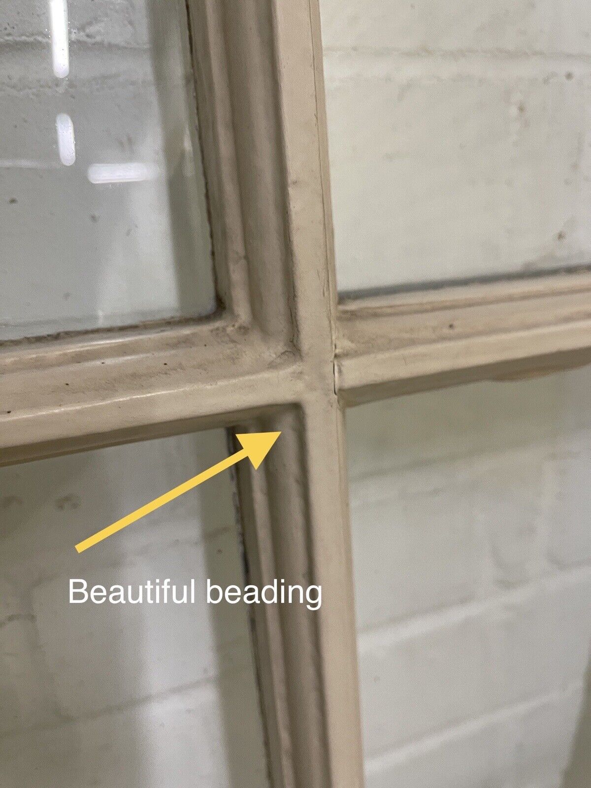 Reclaimed Old Georgian 9 Panel Wooden Window 680 x 925mm