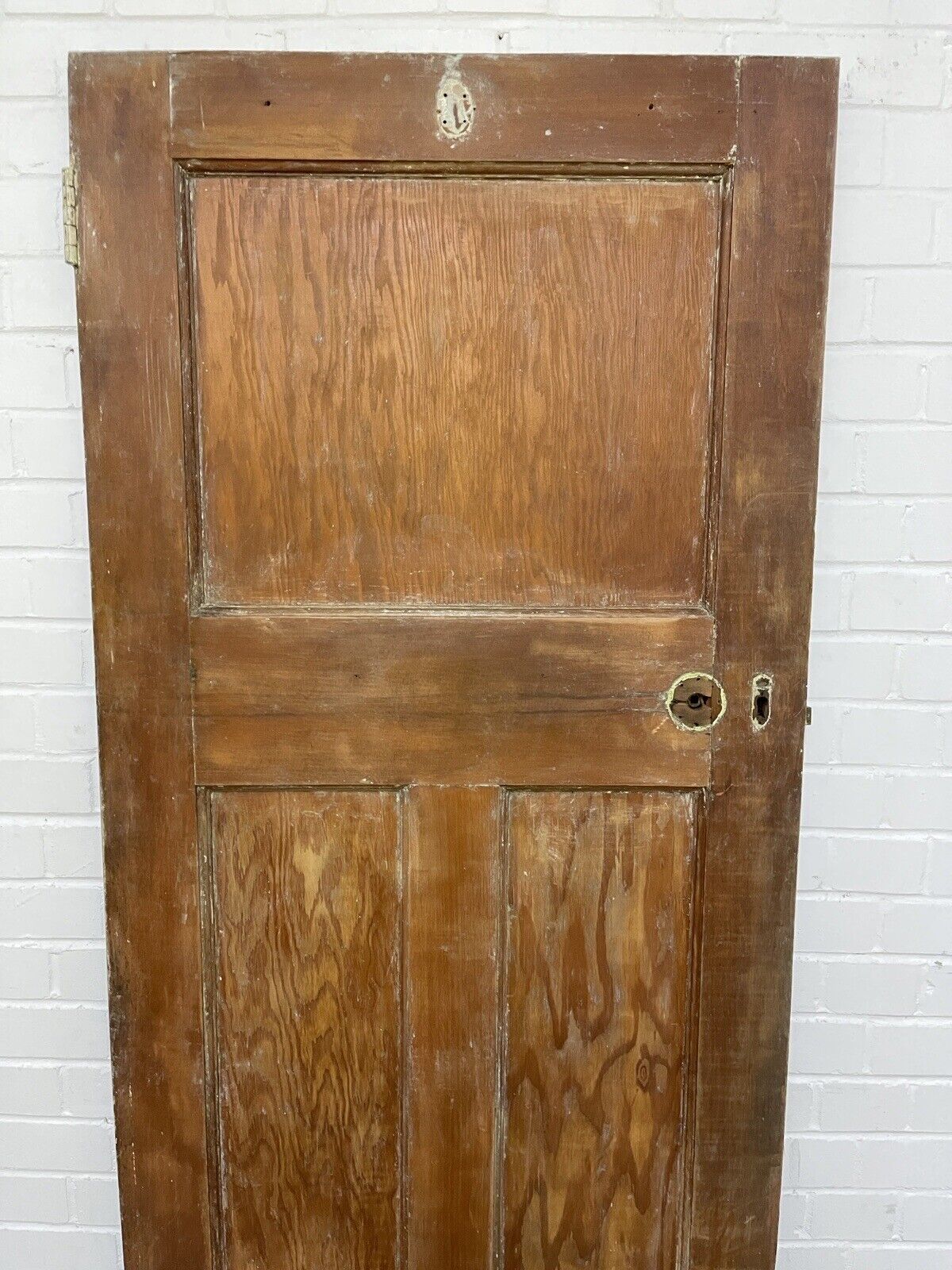 Original Vintage Reclaimed Edwardian Pine Internal  panel Door 1955 x 760mm
