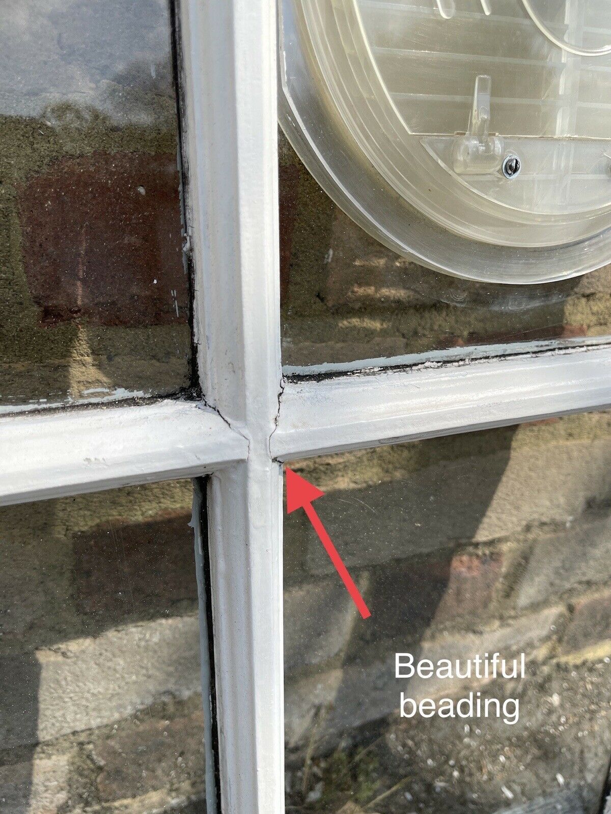 Reclaimed Old Georgian 4 Panel Wooden Window