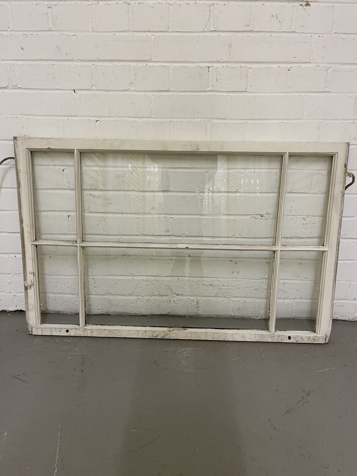 Reclaimed Edwardian 6 Panel Wooden Panel Sash Window 1110 x 642mm
