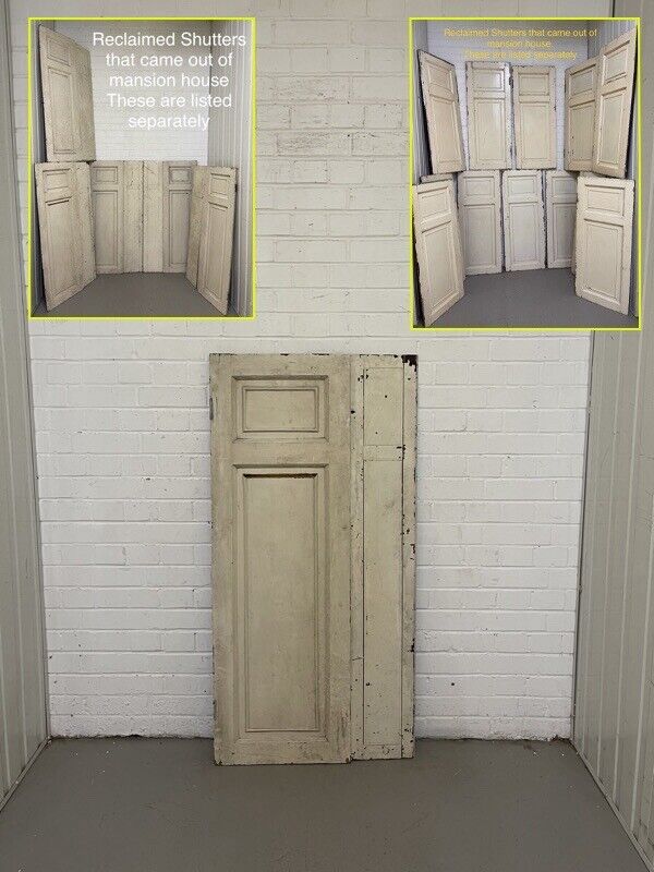 Reclaimed Antique Wooden Window Shutters 1330 x 660 or 645mm
