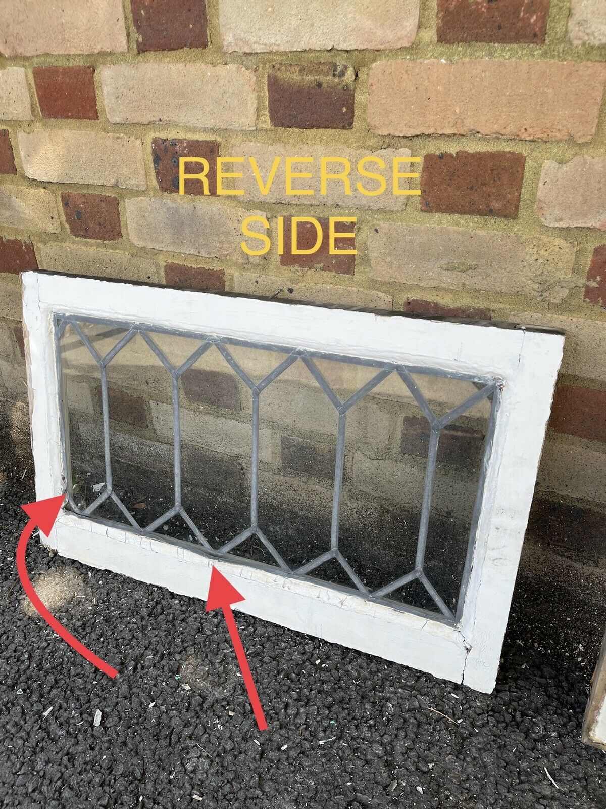 Job Lot Of Four Reclaimed Leaded Light Panel Wooden Windows Beautiful Design