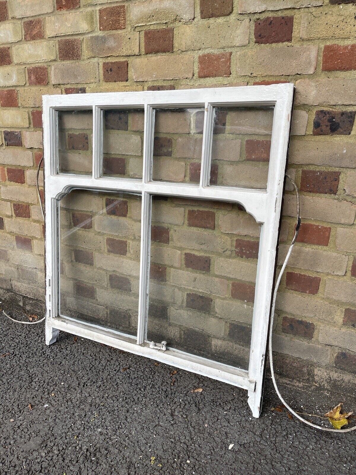 Reclaimed Old Georgian 6 Panel Wooden Window 968 x 885mm