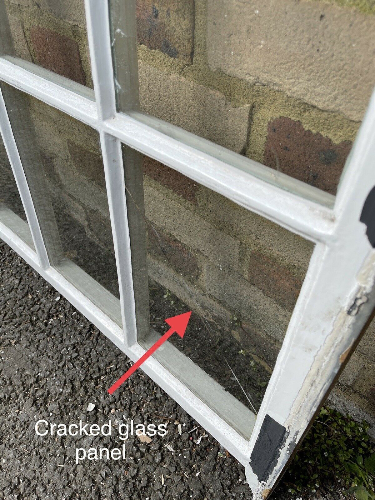 Reclaimed Old Georgian 8 Panel Wooden Sash Window
