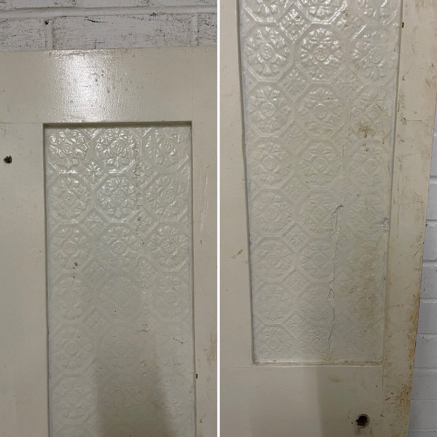 Rare Reclaimed Victorian Pine Internal 4 panel Door 1930 x 710mm Or 705mm
