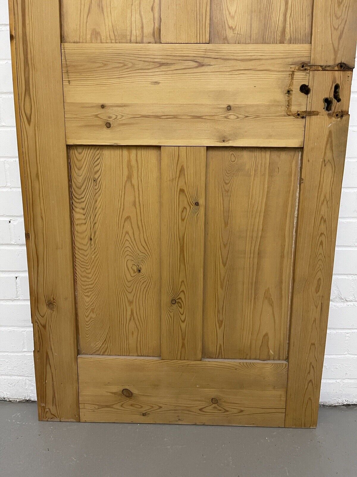 Original Vintage Reclaimed Victorian Pine Internal 4 panel Door 1965 x 760mm