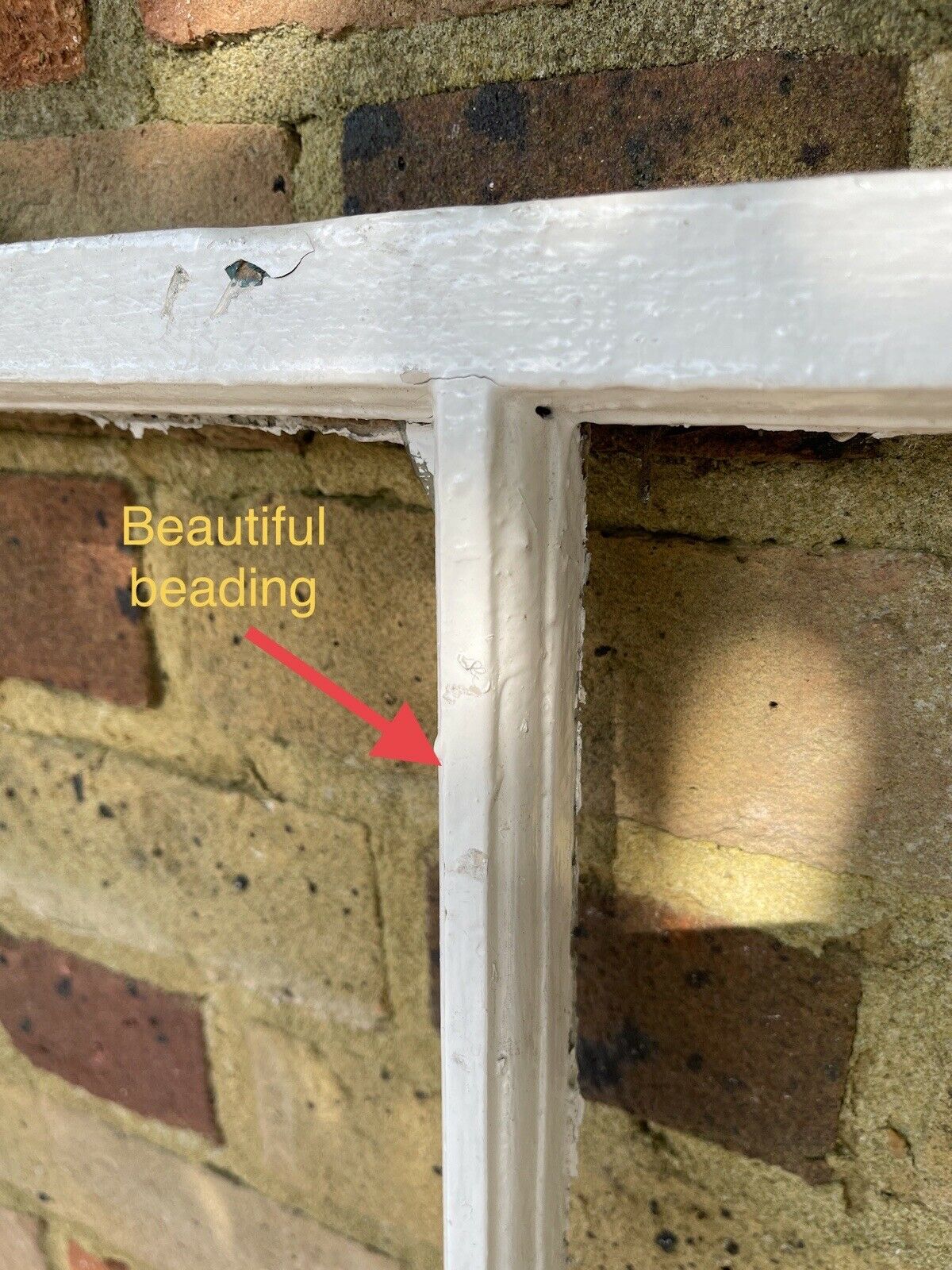 Large Reclaimed Old Georgian 6 Panel Wooden Sash Window 1335 x 913mm
