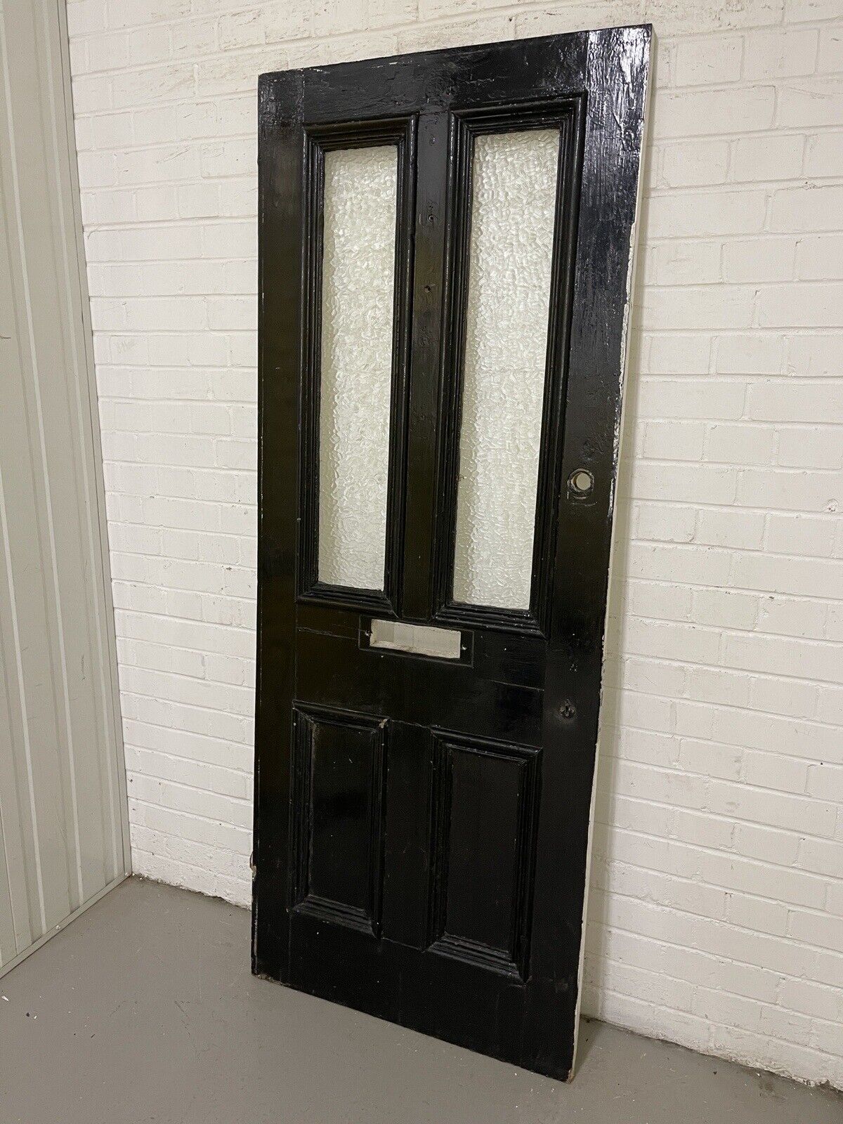 Reclaimed Victorian Edwardian Wooden Panel Front Door 1950 or 1945 x 760mm