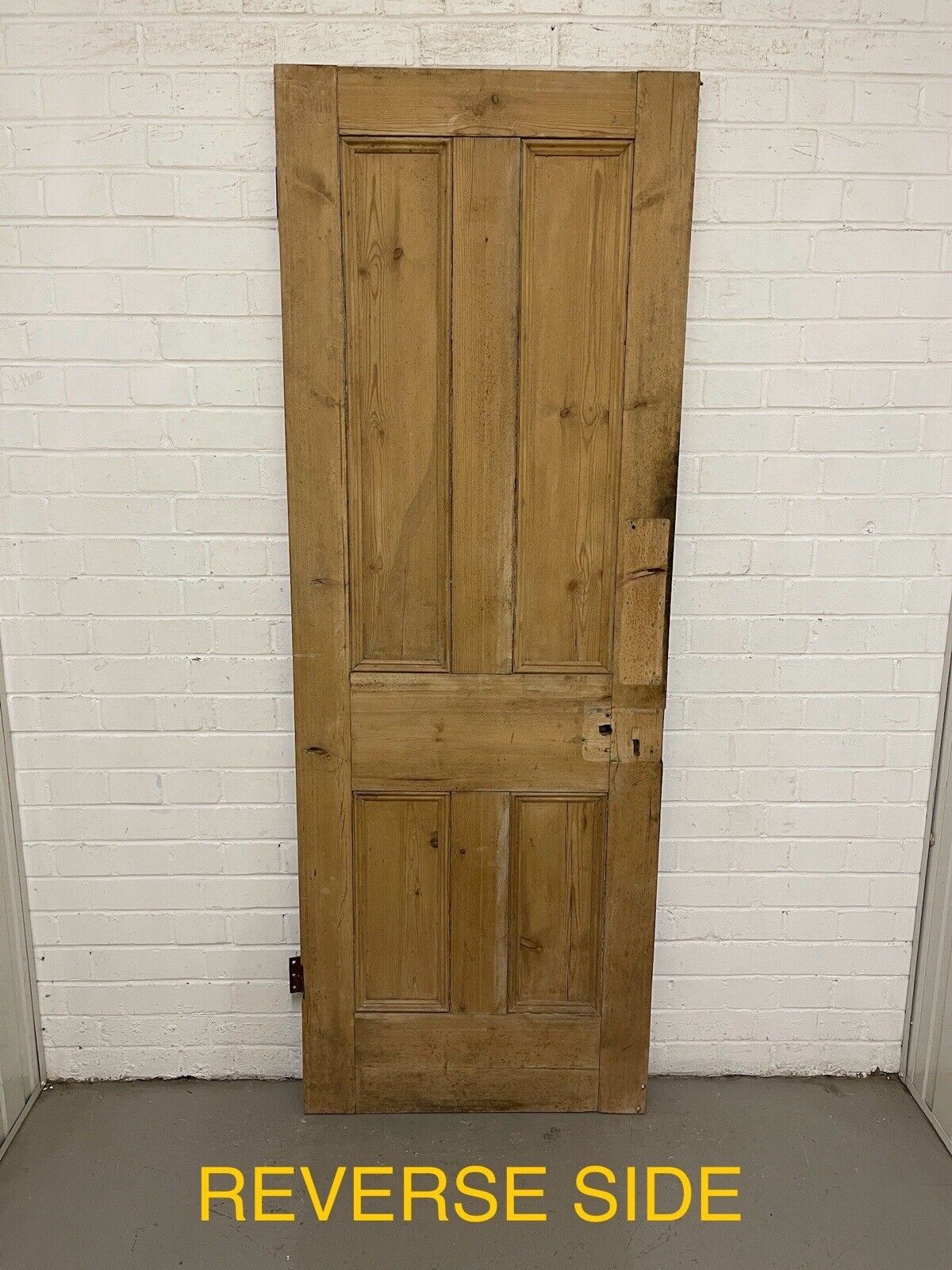 Distressed Reclaimed Victorian Pine Internal 4 panel Door 1910 x 695mm Or 690mm