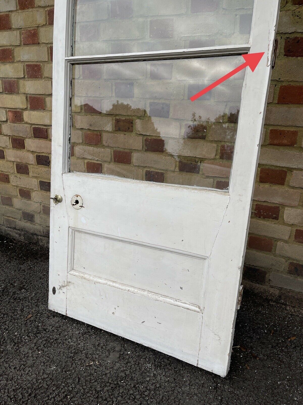 Reclaimed Victorian Wooden Panel Front Internal Door 2015 x 810mm