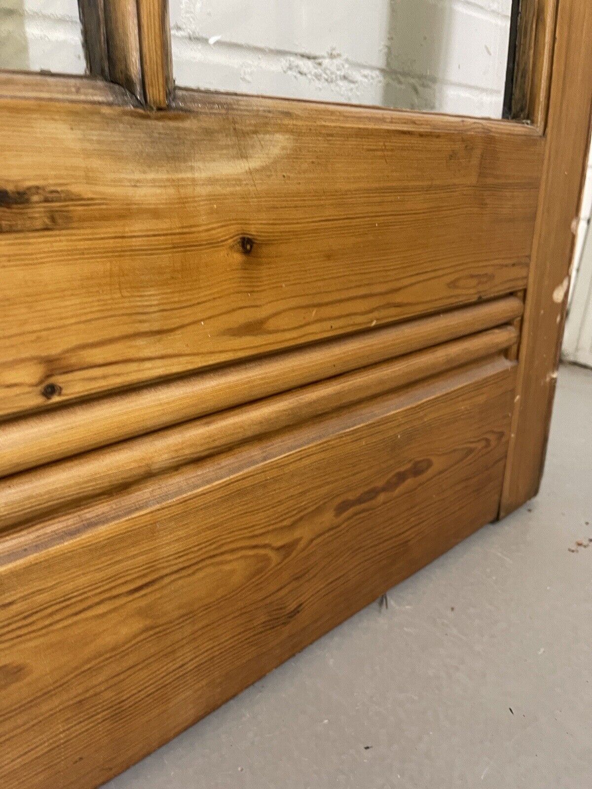 Reclaimed Georgian Wooden Panel External Side Back Door 1993 x 855mm