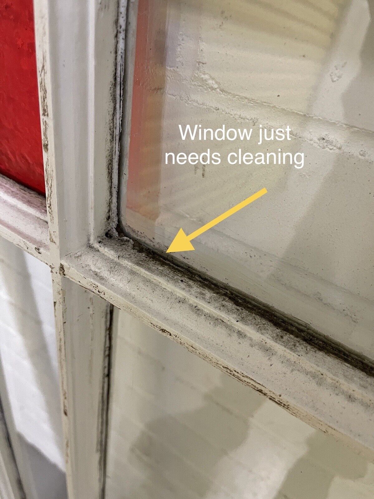 Reclaimed Old Edwardian 6 Panel Wooden Panel Sash Window 1040 x 1040mm