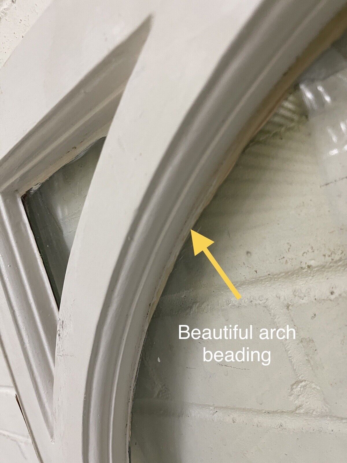 Reclaimed Old Edwardian Arch Wooden Sash Window 765 x 1017mm