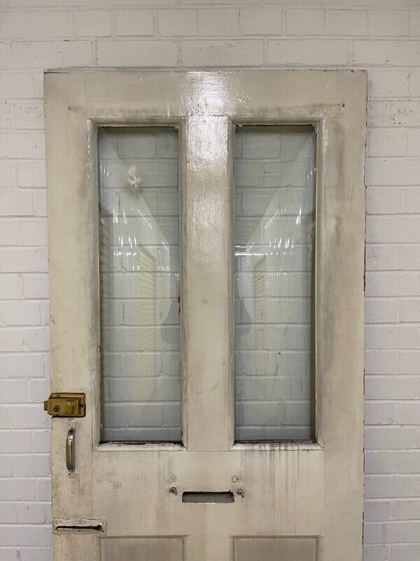 Reclaimed Victorian Wooden Panel External Front Door 2060 x 835mm