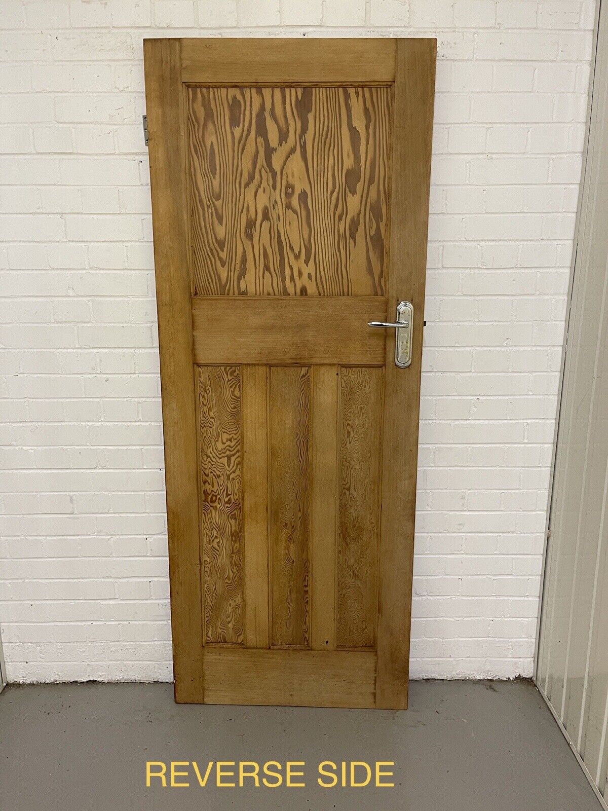 Reclaimed 1930s Edwardian 1 over 3 panel pine Internal door 1965 1960mm x 760mm