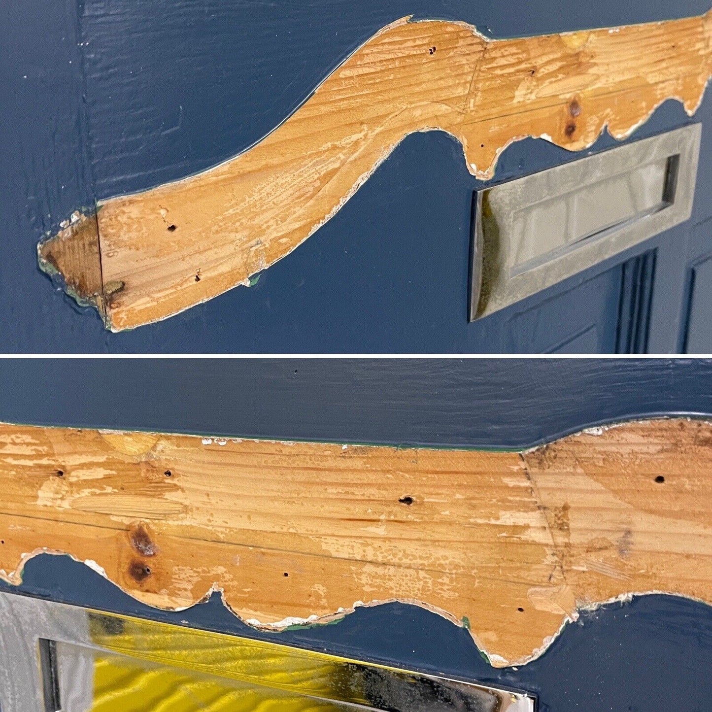 Reclaimed Victorian Wooden Panel External Front Door 2020 x 810mm
