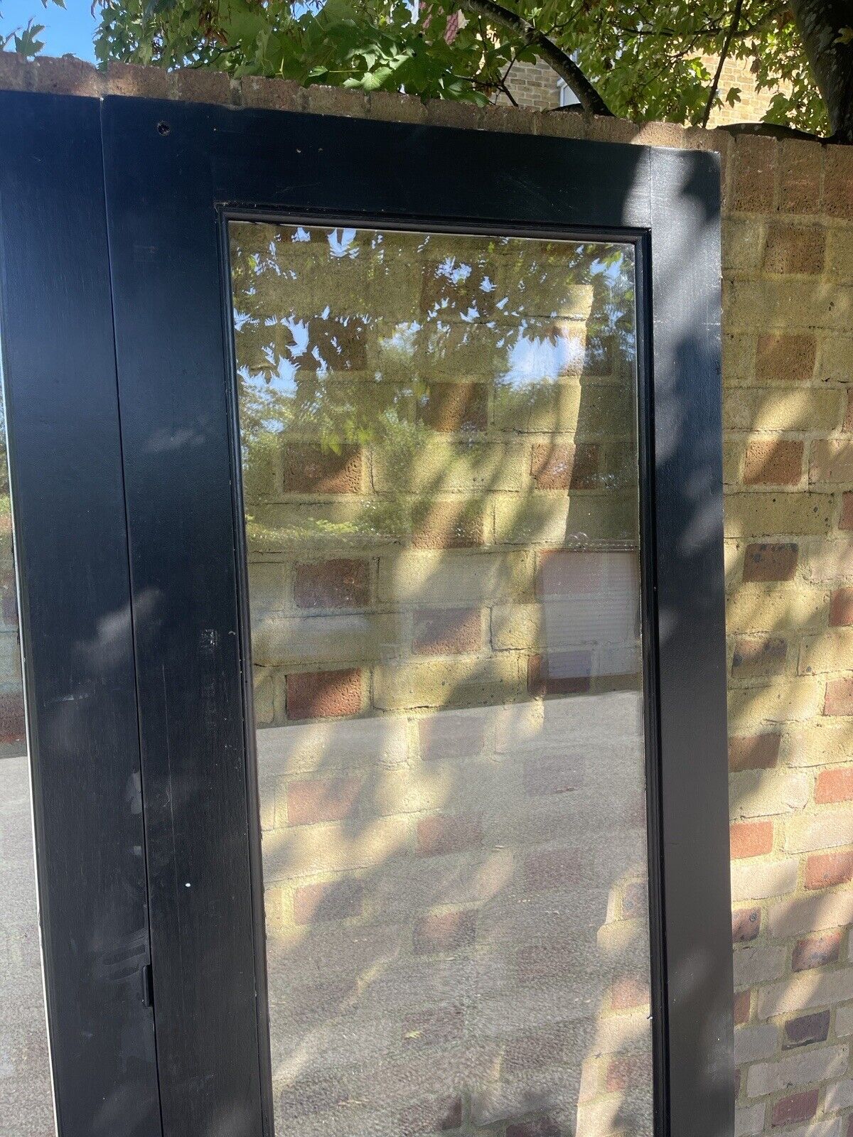 Reclaimed Old French Double Glazed Glass Wooden Double Doors 1540mm x 1975mm