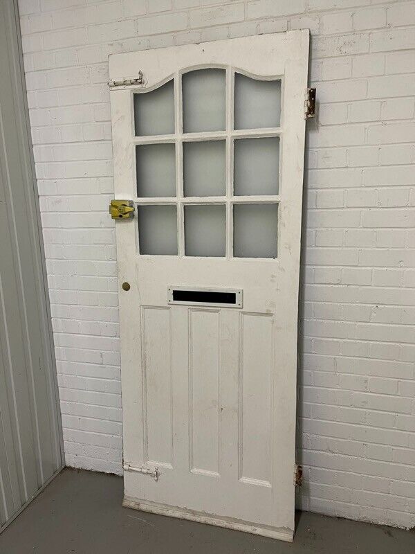 Reclaimed Victorian Wooden Panel External Front Door 2020 x 810mm