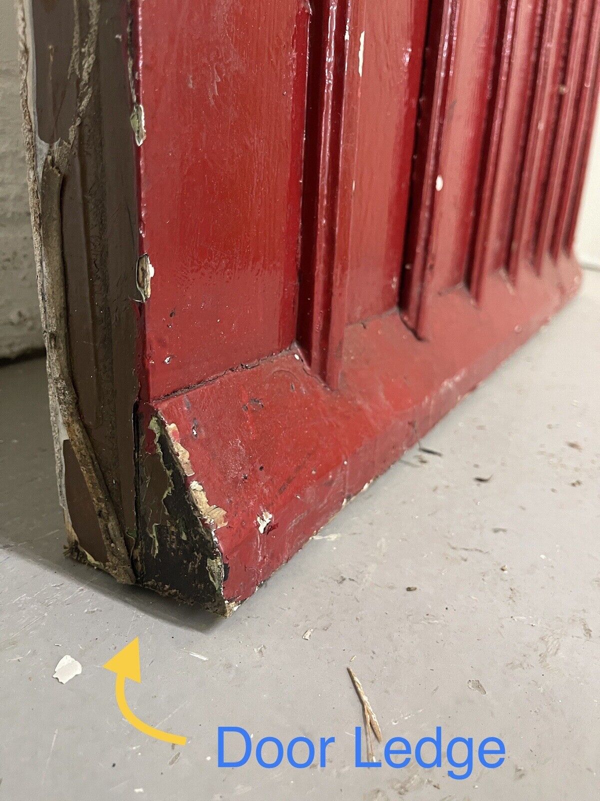 Reclaimed Victorian Edwardian Wooden Panel Front Door 2130 x 910mm