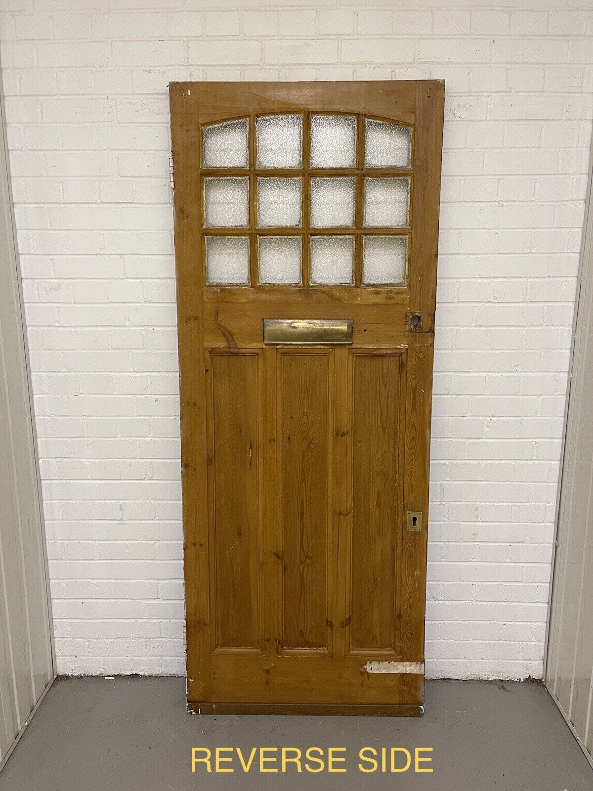 Reclaimed Old Victorian Georgian Edwardian Wooden Front Door 2020mm x 810mm