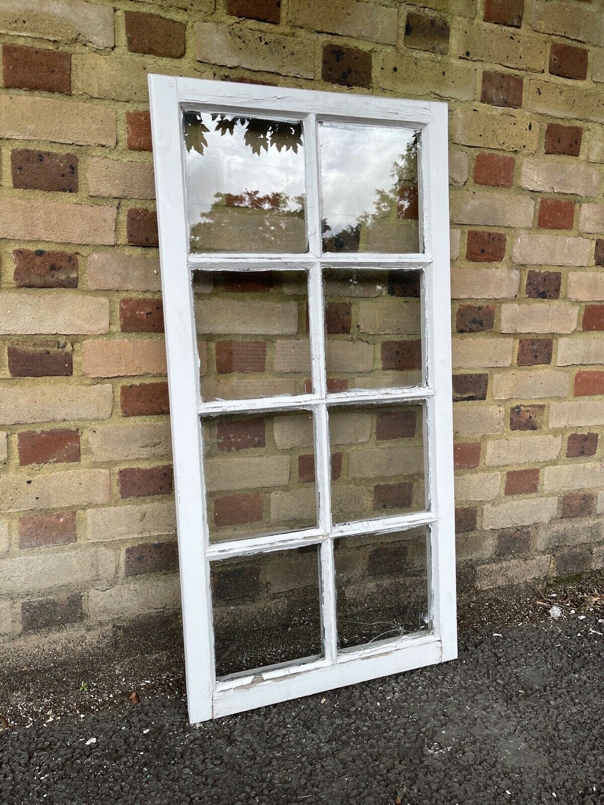 Modern Georgian 8 Panel Wooden Window 1110 x 555mm