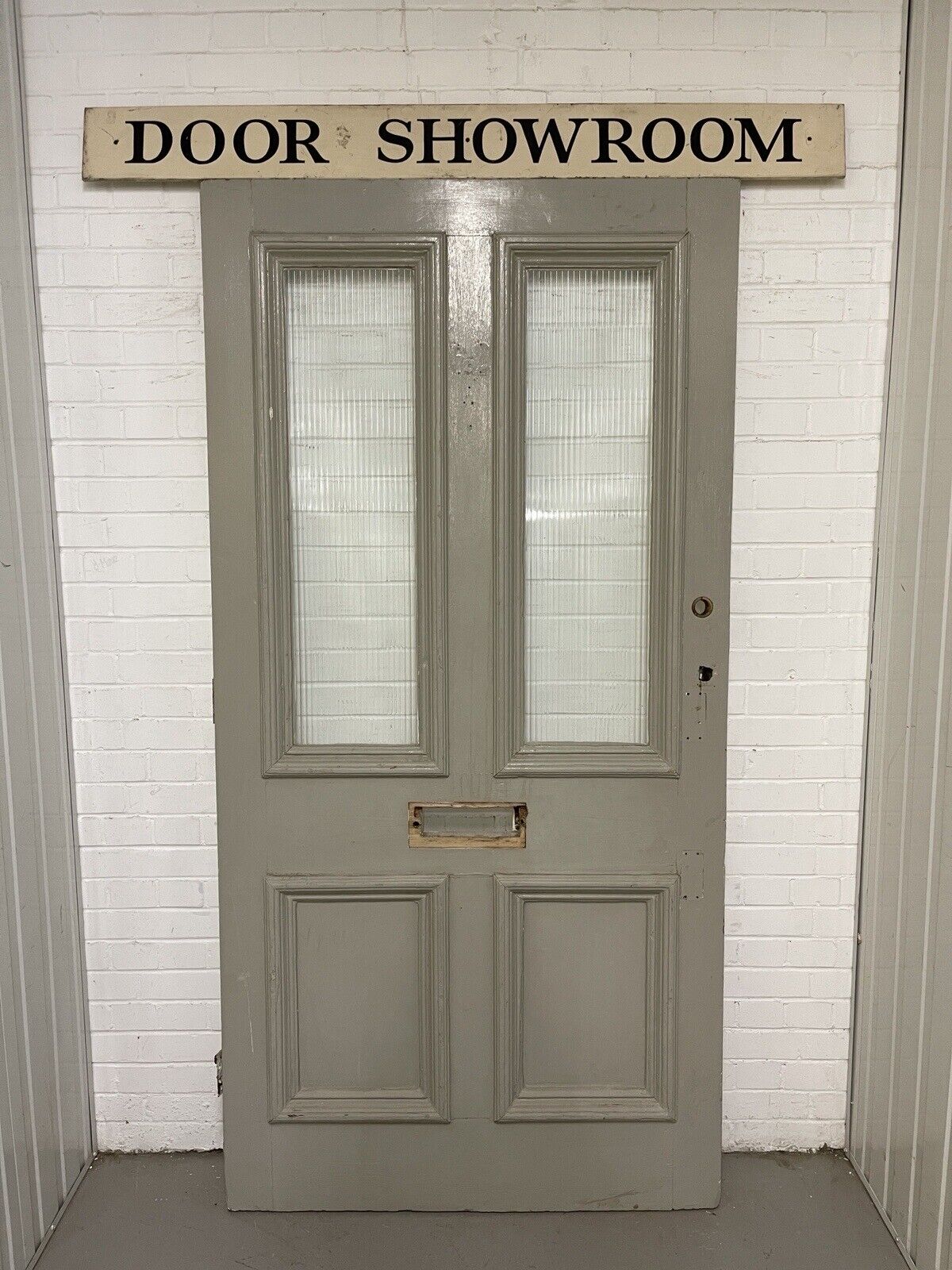 Reclaimed Old Victorian Edwardian Wooden Panel Front Door 2203 x 1095mm