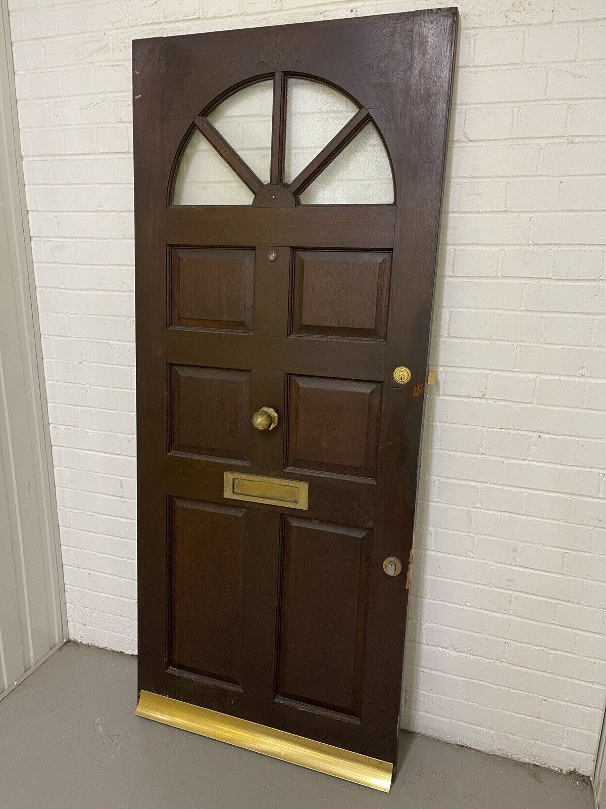 Reclaimed Carolina Old Single Glazed Glass Wooden Door 1967 x 835mm