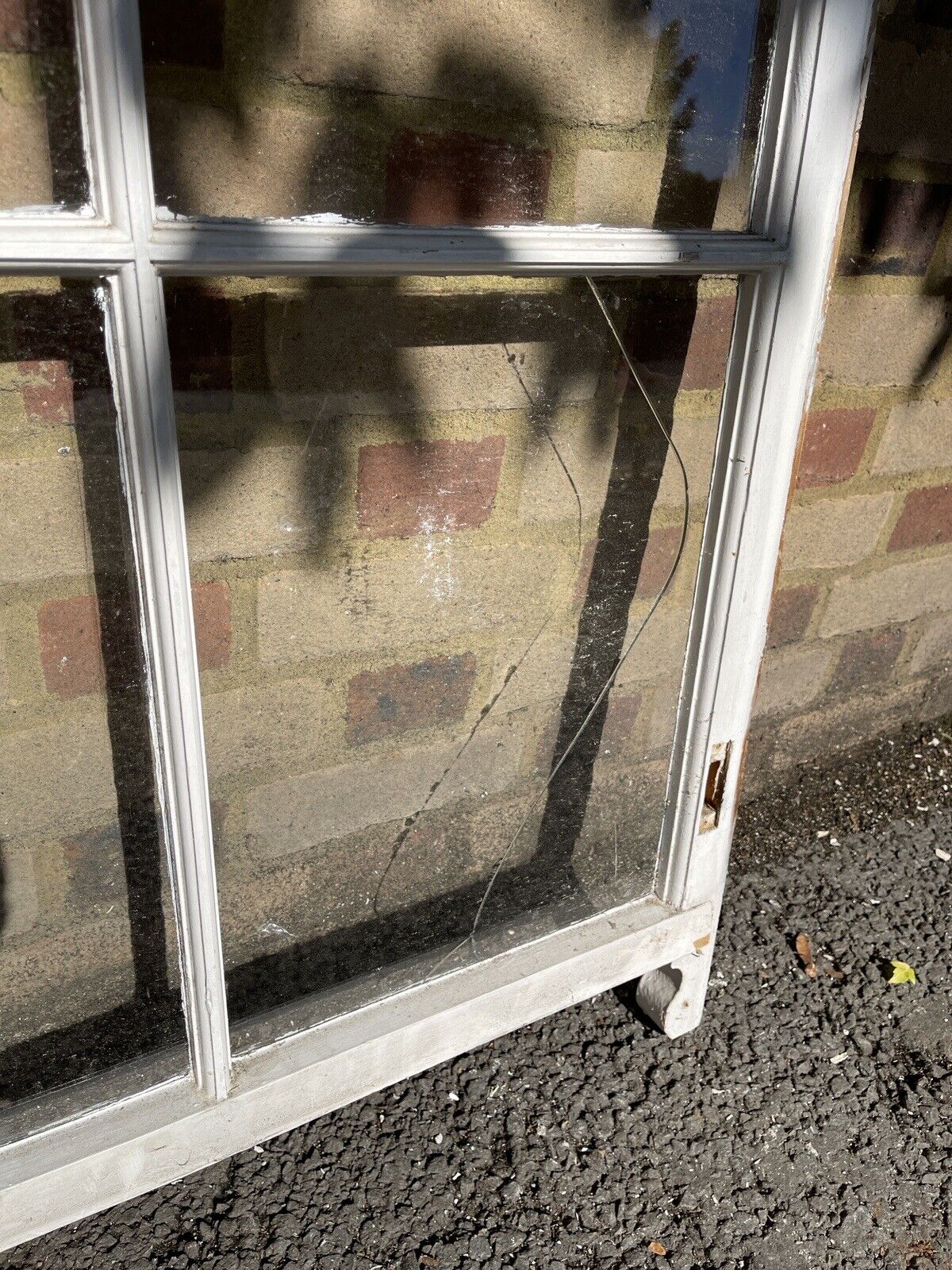 Reclaimed Old Georgian 6 Panel Wooden Window 1060 x 1025mm