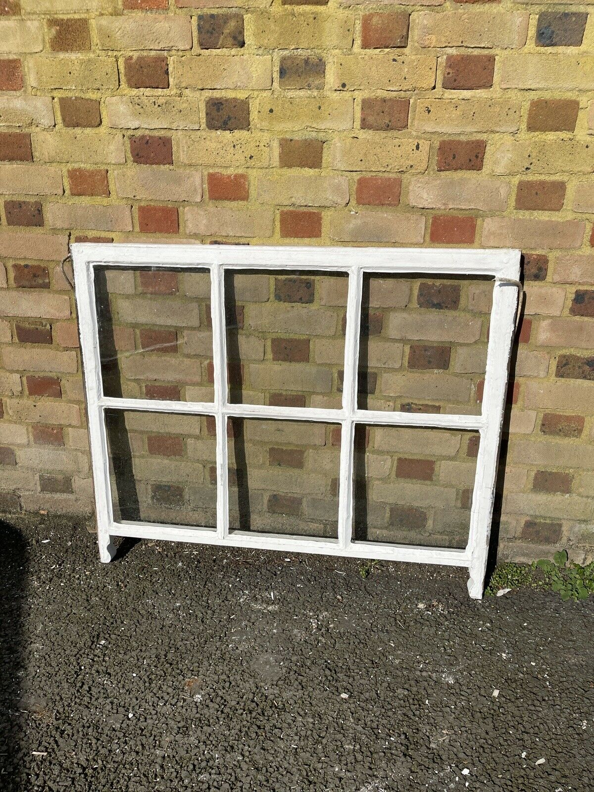 Reclaimed Old Georgian 6 Panel Wooden Window
