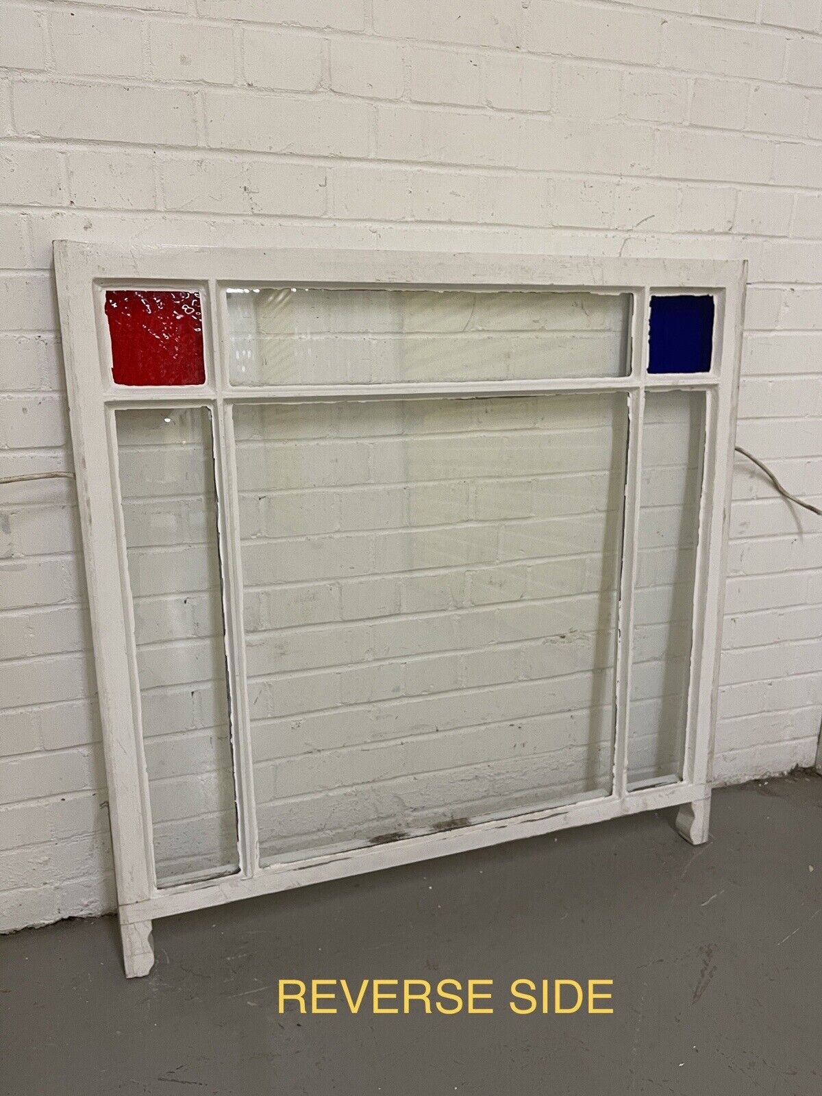 Reclaimed Old Edwardian 6 Panel Wooden Panel Sash Window 1040 x 1040mm