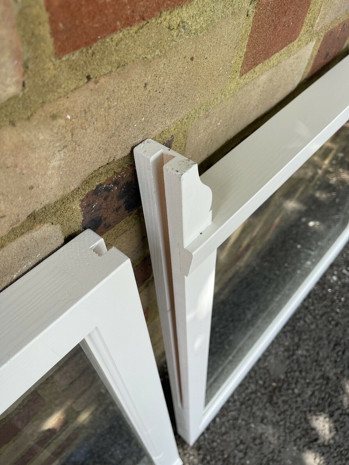 Modern Double Glazed Matching Wooden Sash Windows Top and Bottom