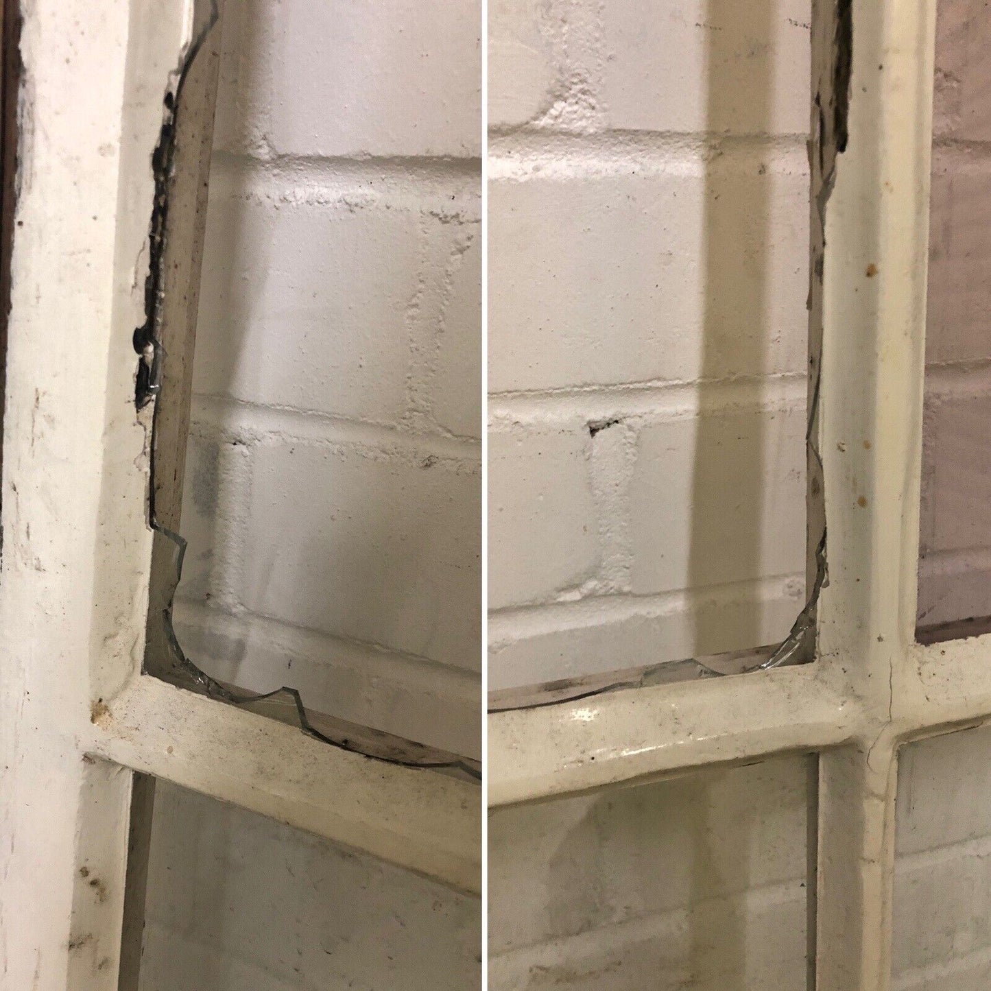 Reclaimed Old Large Georgian 6 Panel Wooden Window 1217 x 1225mm