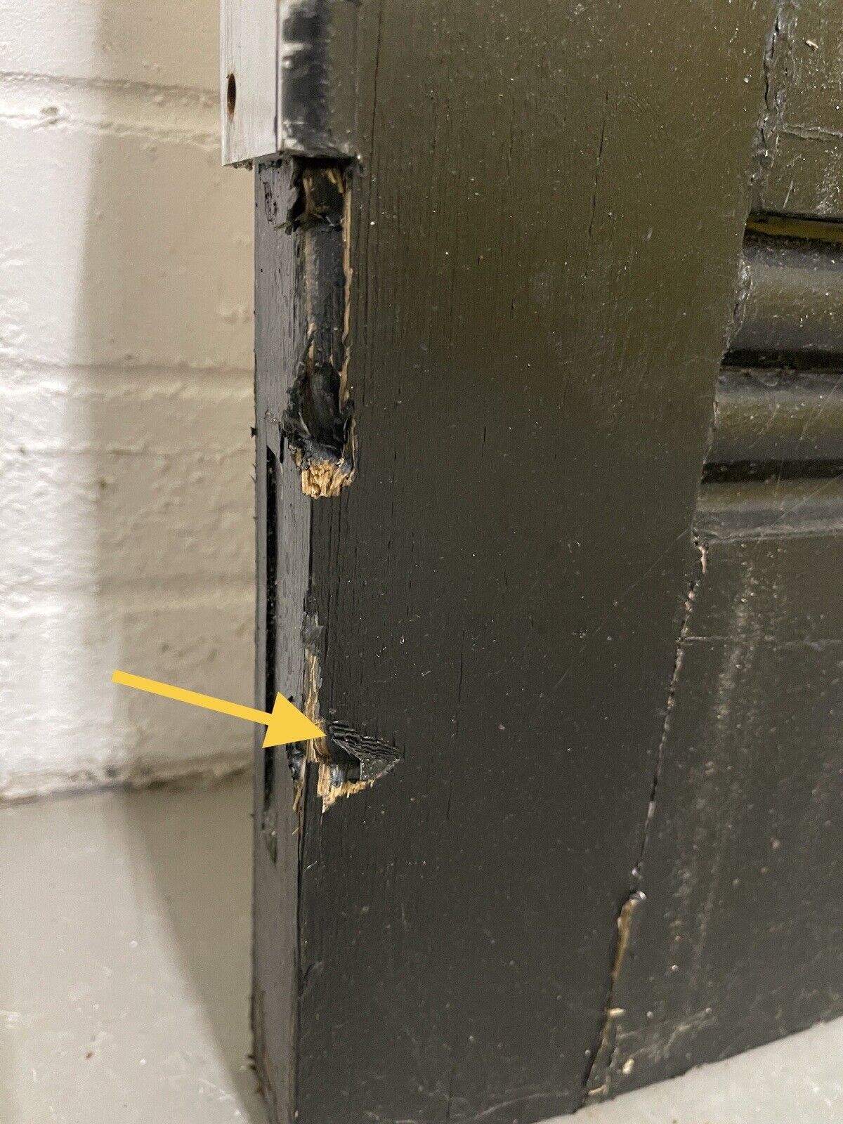 Reclaimed Georgian Wooden Panel External Side Back Door 1990 x 855mm