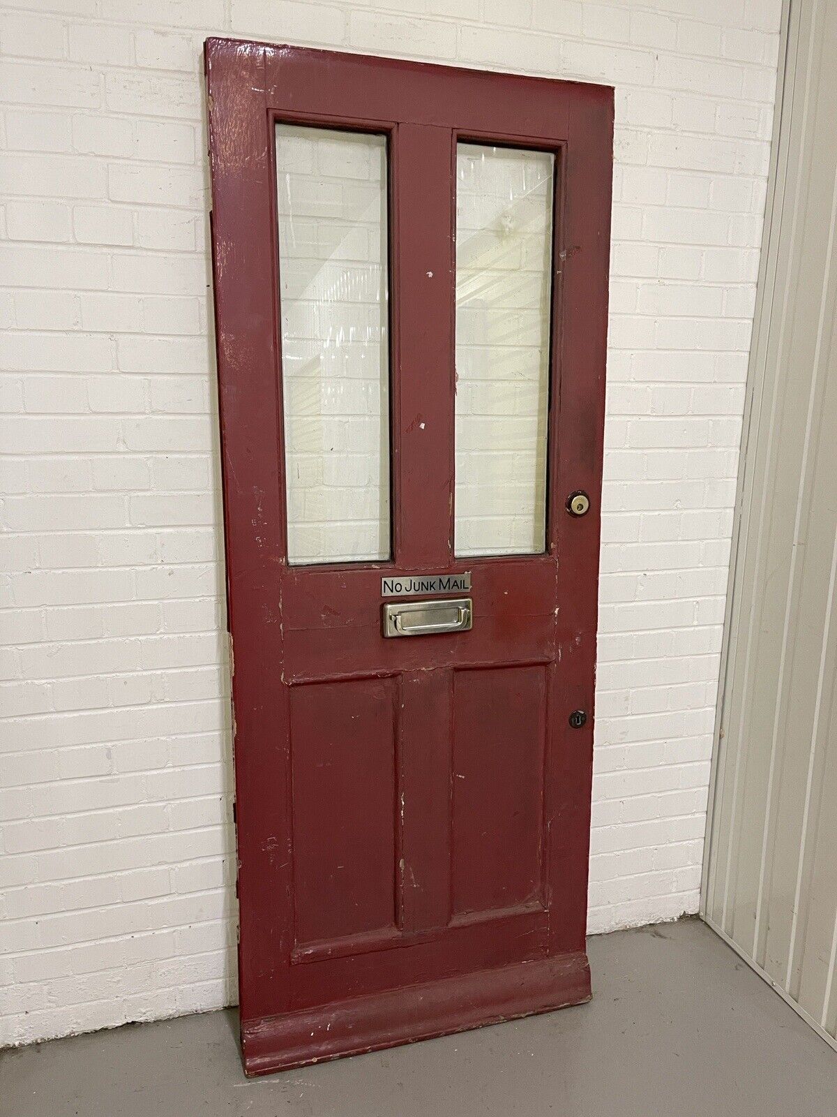 Reclaimed Victorian Wooden Panel External Front Door 2060 x 835mm