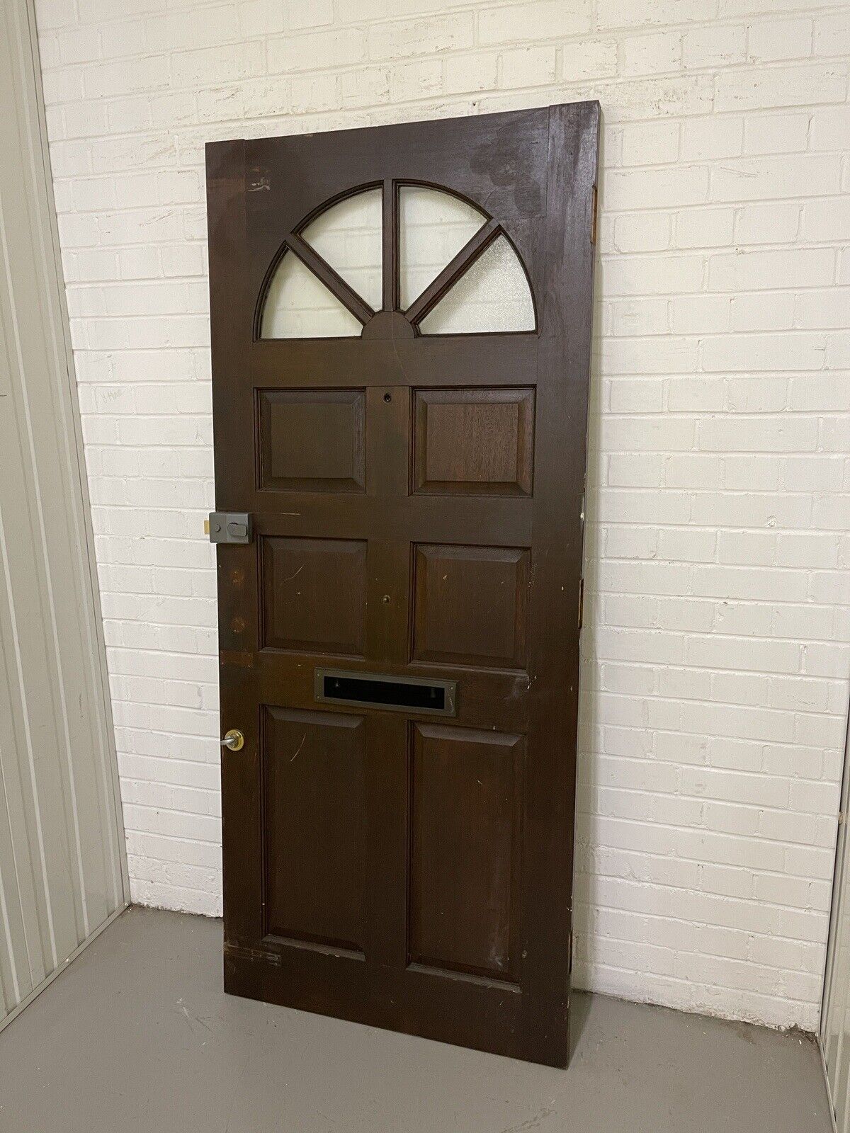 Reclaimed Carolina Old Single Glazed Glass Wooden Door 1967 x 835mm