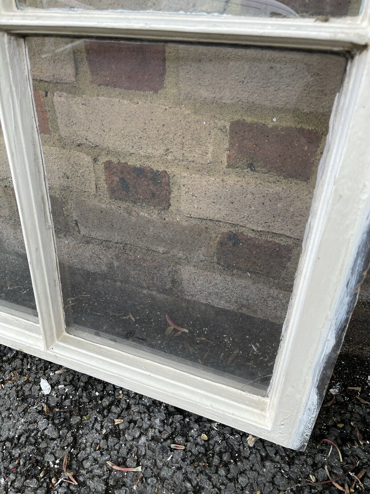 Reclaimed Old Georgian 6 Panel Wooden Window 1067 x 915mm