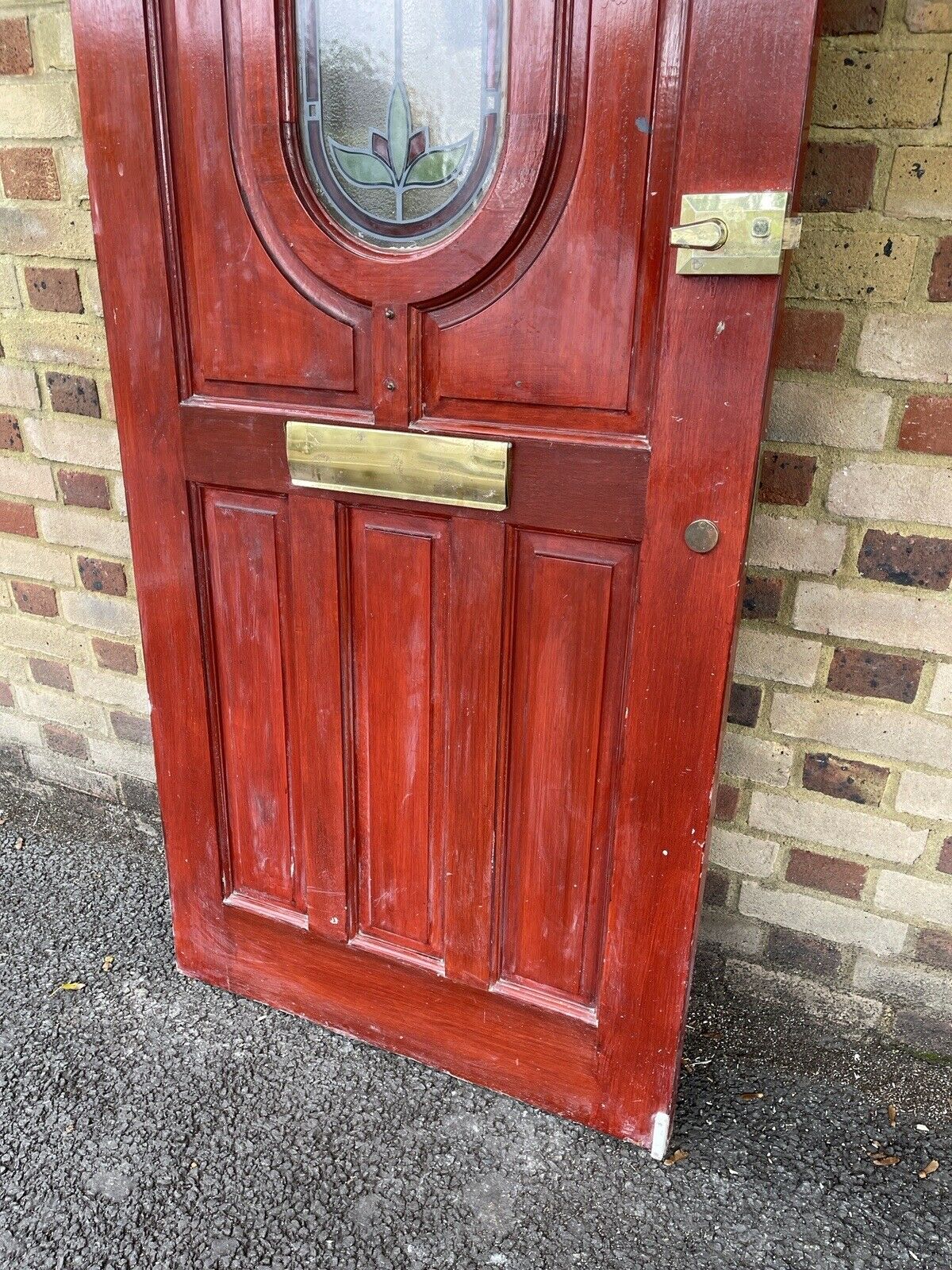 Hardwood Wooden Panel External Front Door 2027 x 820mm