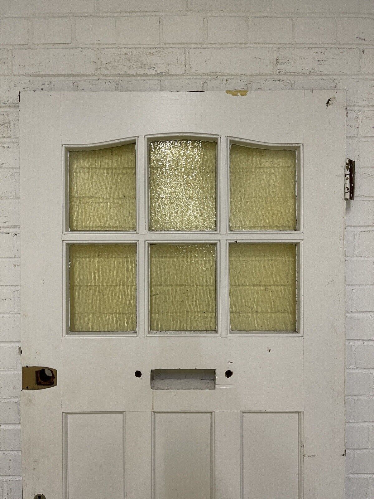 Reclaimed Victorian Edwardian Wooden Panel Front Door 2018 x 810mm