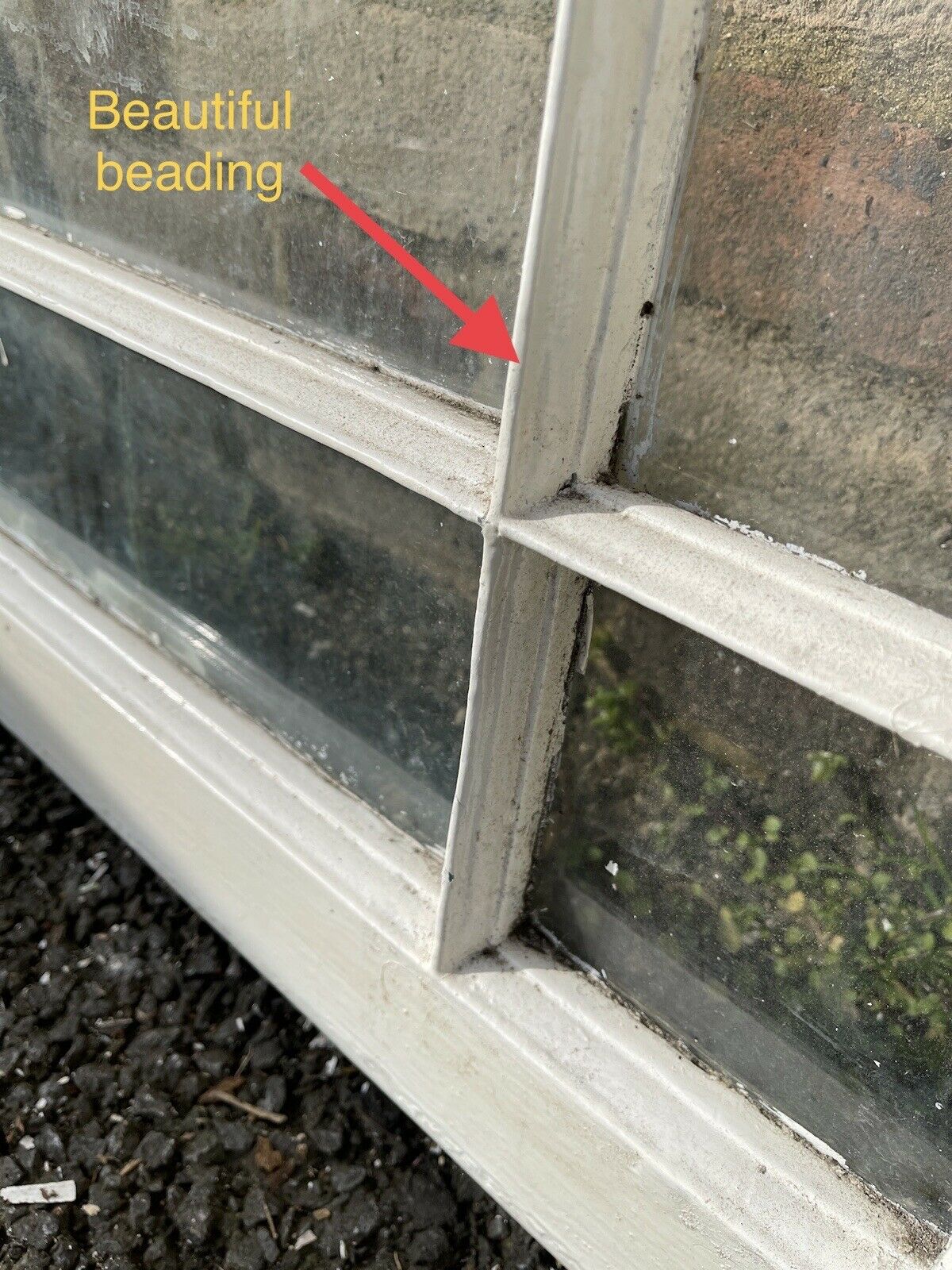 Reclaimed Old Edwardian 6 Panel Wooden Panel Sash Window